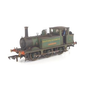 Hornby R3848-SH OO Gauge SR Terrier 0-6-0 13 'Carisbrooke' SR Green British Railways Weathered