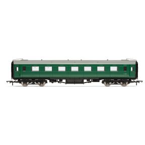 Hornby R40101 OO Gauge SR Maunsell Open Third Coach BR Green S1338S