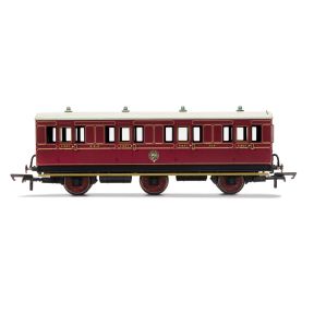 Hornby R40135 OO Gauge 6 Wheeled 1st Class Coach NBR 414 With Lights