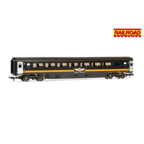 Hornby R40442 OO Gauge RailRoad BR Mk3 Trailer Standard Open Coach Grand Central Rail 42402
