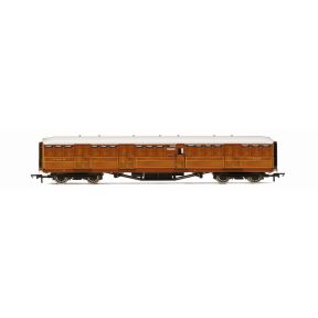 Hornby R40456 OO Gauge LNER Gresley Full Brake Coach LNER Teak 4239