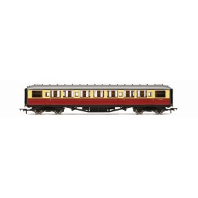 Hornby R40458 OO Gauge LNER Gresley Corridor Third Coach BR Crimson And Cream E11010E