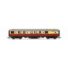 Hornby R40460 OO Gauge LNER Gresley Corridor Composite Brake Coach BR Crimson And Cream E9126E
