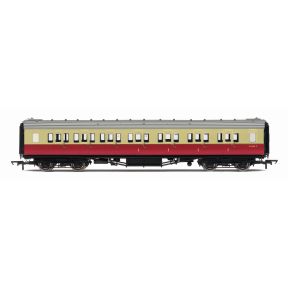 Hornby R40462 OO Gauge SR Maunsell Composite Coach BR Crimson And Cream S5665 Set 222
