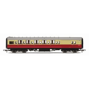 Hornby R40463A OO Gauge SR Maunsell Brake Third Coach BR Crimson And Cream S3753 Set 222