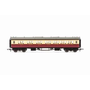 Hornby R40475 OO Gauge GW Collet Right Hand Corridor Composite Coach BR Crimson And Cream W6150W