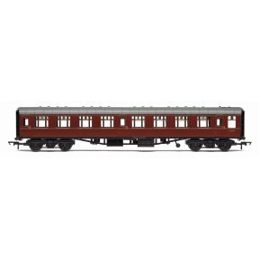 Hornby R40505 OO Gauge BR Mk1 Second Corridor SK Coach BR Maroon E24453