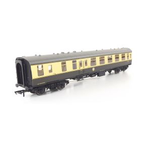 Hornby R4822-SH OO Gauge BR Mk1 Brake Second Open BSO Coach BR Chocolate And Cream W9264