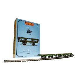 Hornby R60014 OO Gauge L&MR Flat Bed Wagon Triple Pack