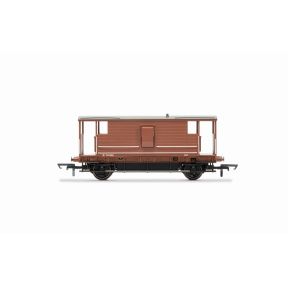 Hornby R60286 OO Gauge LMS 20 Ton Brake Van BR Bauxite M732350
