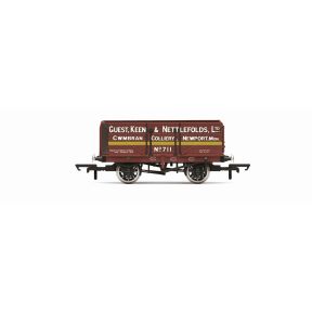Hornby R60296 OO Gauge 7 Plank Wagon 'Guest Keen & Nettlefolds' No.111