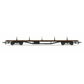 Hornby R60298 OO Gauge YMO Salmon Bogie Flat Wagon DB996184 BR Departmental Black