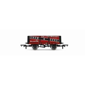 Hornby R60305 OO Gauge 5 Plank Wagon Snow & Sons No.65