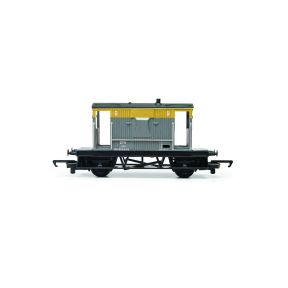 Hornby R60351 OO Gauge RailRoad BR 20 Ton Brake Van BR Dutch Grey And Yellow
