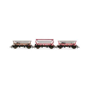 Hornby R6963 OO Gauge National Wagon Preservation Group Hopper Wagons Three Pack