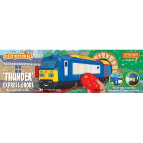 Hornby R9314 Playtrains Thunder Express Goods Battery Operated Train Pack
