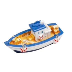 SDL 11195D Fishing Boat 8cm Long Resin Model Version D