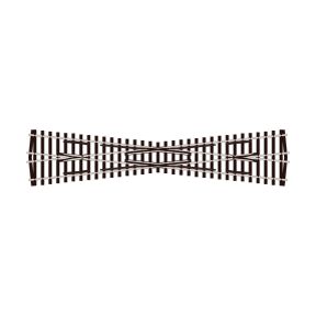 Peco SL-E194 OO Gauge Code 75 Electrofrog Long Crossing