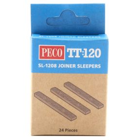 Peco SL-1208 TT Gauge Additional Sleepers Wooden - Pack 24