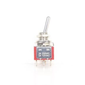 Miniature Toggle Switch Single Pole Double Throw Switch (On-On)