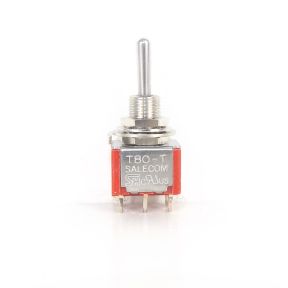 Miniature Toggle Switch Double Pole Double Throw Sprung Centre Off