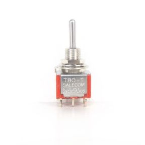 Miniature Toggle Switch Double Pole Double Throw Sprung Centre Off