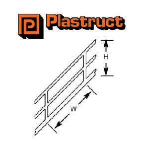 Plastruct Stair Rail - Various sizes to choose