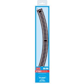 Peco ST-2026 OO Gauge Pack Of 4 Setrack Second Radius Double Curves
