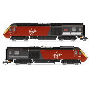 Hornby TT3048 TT Gauge Class 43 HST Power Cars 43097 And 43093 'Lady In Red' Virgin