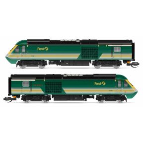 Hornby TT3050 TT Gauge Class 43 Power Cars 43189 'Railway Heritage Trust' And 43136 FGW Green