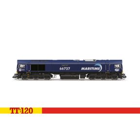 Hornby TT3051 TT Gauge Class 66 66727 'Maritime One' GBRf