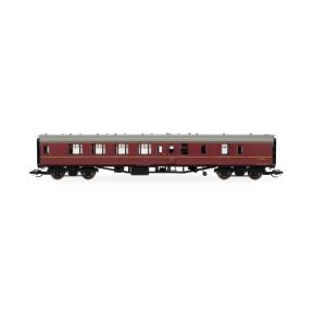 Hornby TT4002 TT Gauge BR Mk1 Brake Second Corridor Coach E34735 BR Maroon