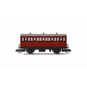 Hornby TT4060 TT Gauge 4 Wheel Coach Third Class BR Crimson