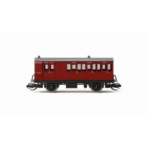 Hornby TT4061 TT Gauge 4 Wheel Coach Third Class Brake BR Crimson
