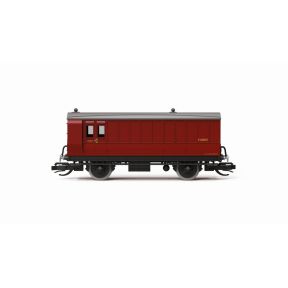 Hornby TT4062 TT Gauge 4 Wheel Full Brake Coach BR Crimson