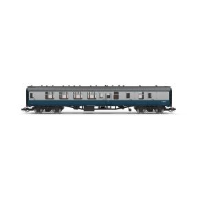 Hornby TT4077 TT Gauge BR Mk1 Brake Second Corridor BSK Coach BR Blue And Grey E35266