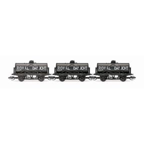 Hornby TT6046 TT Gauge Triple Pack 12 Ton Tank Wagons Royal Daylight