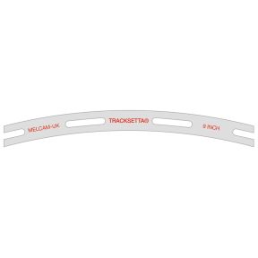 Peco TTT9 TT Gauge 9 Inch Radius Tracksetta