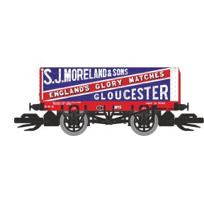 Peco TTC020 TT Gauge 7 Plank Wagon S.J. Moreland & Sons CMC Exclusive