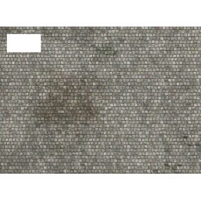 Scale Model Scenery TX026 OO Gauge Cobblestones Texture Paper Pack Of 5