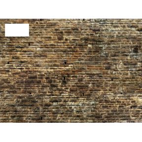 Scale Model Scenery TX148 OO Gauge Weathered Sandstone Ashlars Texture Paper Pack Of 5