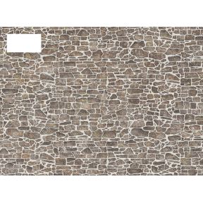 Scale Model Scenery TX272 OO Gauge Pointed Brown Stone Texture Paper Pack Of 5