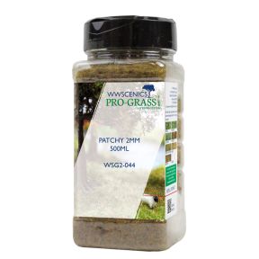 WWScenics WSG2044 2mm Patchy Static Grass 500ml