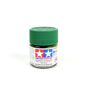 Tamiya XF-5 Flat Green Acrylic Paint 10ml