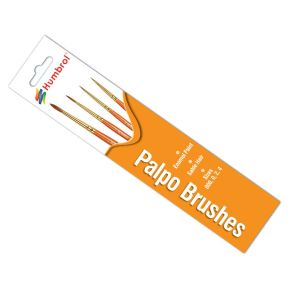 Humbrol AG4250 Brush Pack Palpo 000, 0, 2, 4
