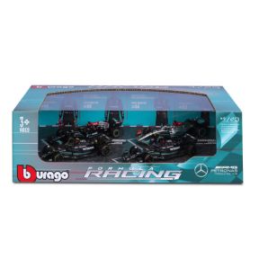 Bburago 18-38093 Lewis Hamilton British Grand Prix 4 Car Set