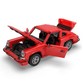 CaDA C61045W Retro Racing Car Plastic Brick Kit