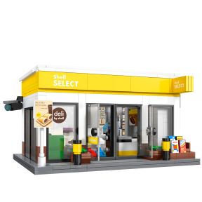CaDA C66027W Shell Select Shop Plastic Brick Kit