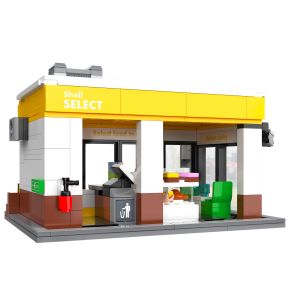 CaDA C66027W Shell Select Shop Plastic Brick Kit