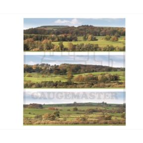 Gaugemaster GM759 The Dales Small Photo Backscene 1372x152mm